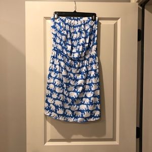 Lilly Pulitzer strapless dress size M